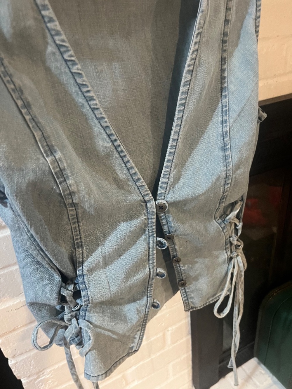 Free People | Denim Vest | XS - Picture 4 of 7
